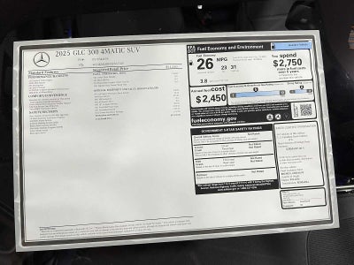 2025 Mercedes-Benz GLC 300 4MATIC® SUV