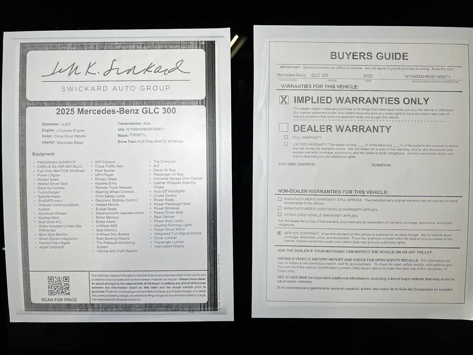 2025 Mercedes-Benz GLC GLC 300