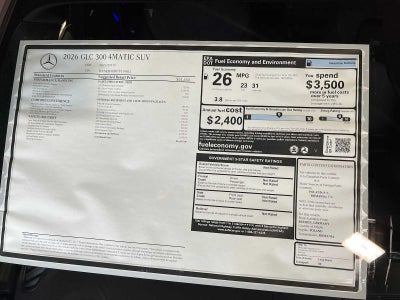 2026 Mercedes-Benz GLC GLC 300