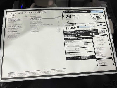 2025 Mercedes-Benz GLC GLC 300