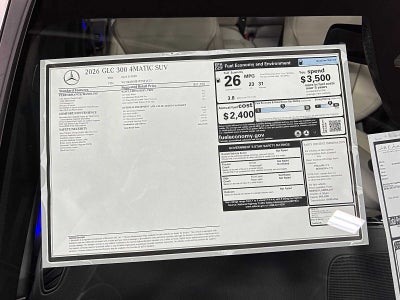 2026 Mercedes-Benz GLC 300 4MATIC® SUV