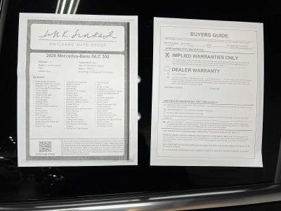 2026 Mercedes-Benz GLC 300 4MATIC® SUV