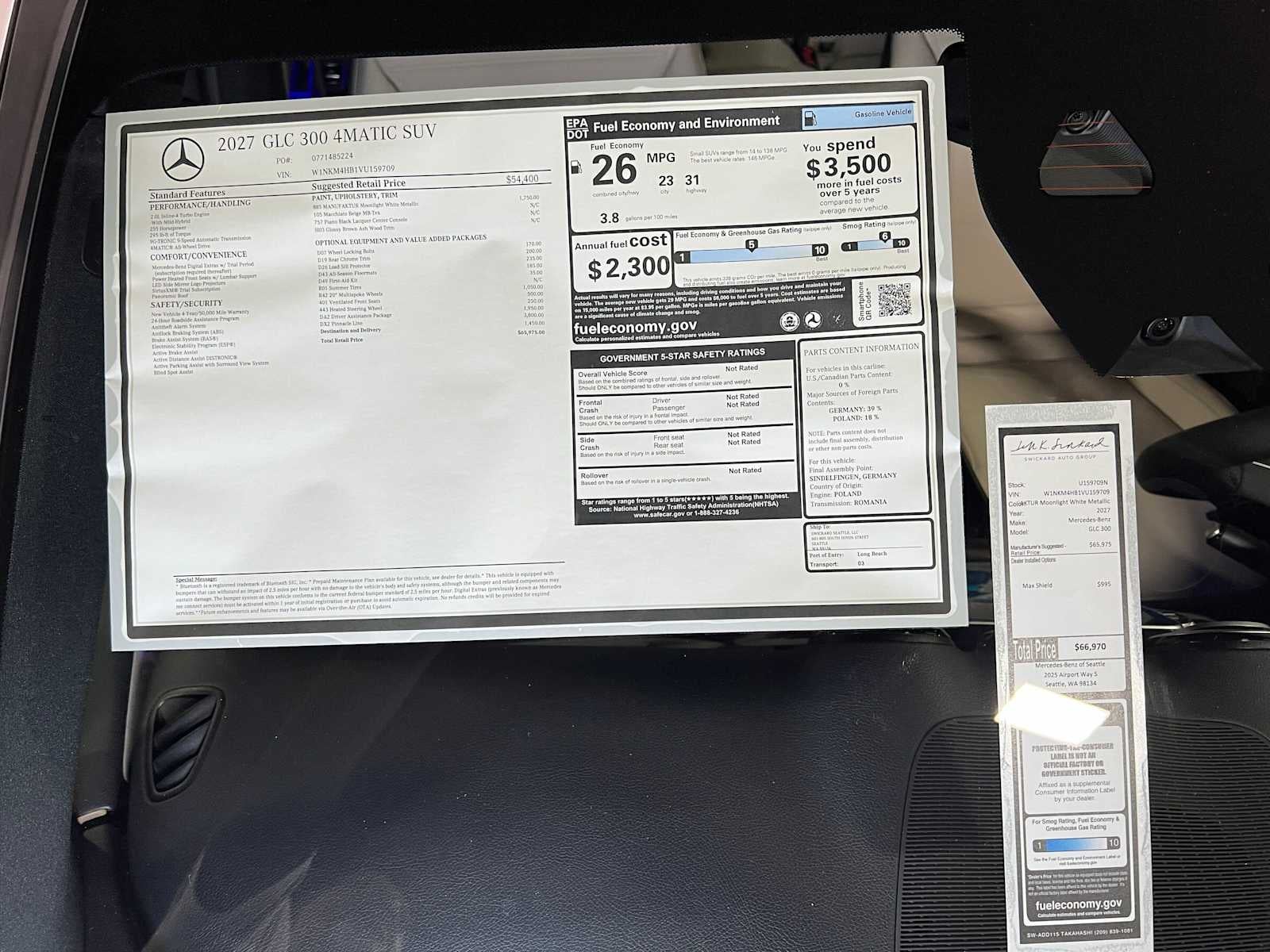 2027 Mercedes-Benz GLC 300 4MATIC® SUV