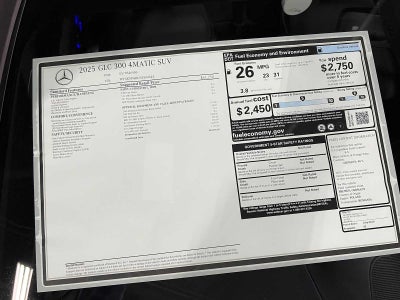 2025 Mercedes-Benz GLC 300 4MATIC® SUV