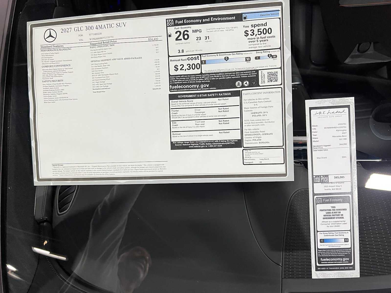 2027 Mercedes-Benz GLC 300 4MATIC® SUV