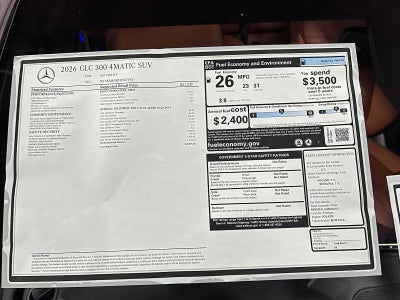 2026 Mercedes-Benz GLC 300 4MATIC® SUV
