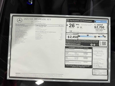 2025 Mercedes-Benz GLC 300 4MATIC® SUV