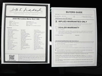 2026 Mercedes-Benz GLC 300 4MATIC® SUV