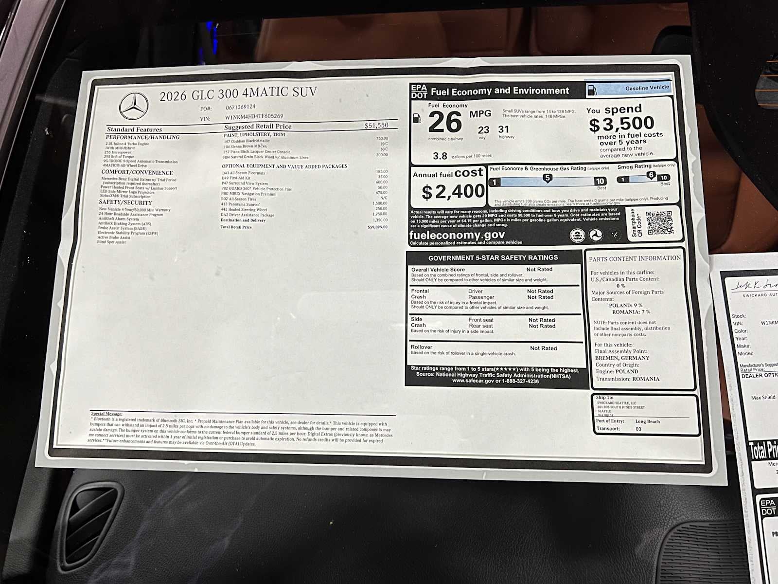 2026 Mercedes-Benz GLC 300 4MATIC® SUV
