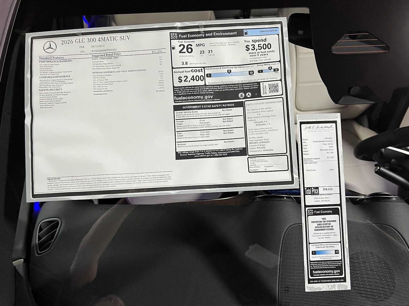 2026 Mercedes-Benz GLC 300 4MATIC® SUV