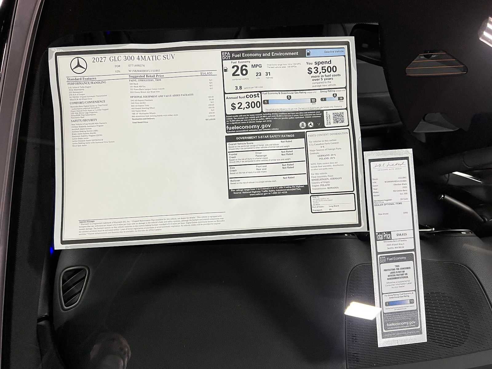 2027 Mercedes-Benz GLC 300 4MATIC® SUV