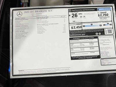 2025 Mercedes-Benz GLC GLC 300