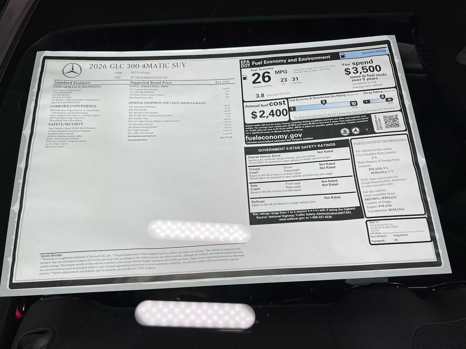 2026 Mercedes-Benz GLC 300 4MATIC® SUV