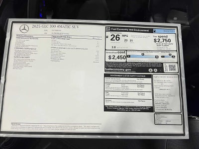 2025 Mercedes-Benz GLC 300 4MATIC® SUV