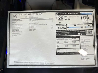 2025 Mercedes-Benz GLC 300 GLC 300