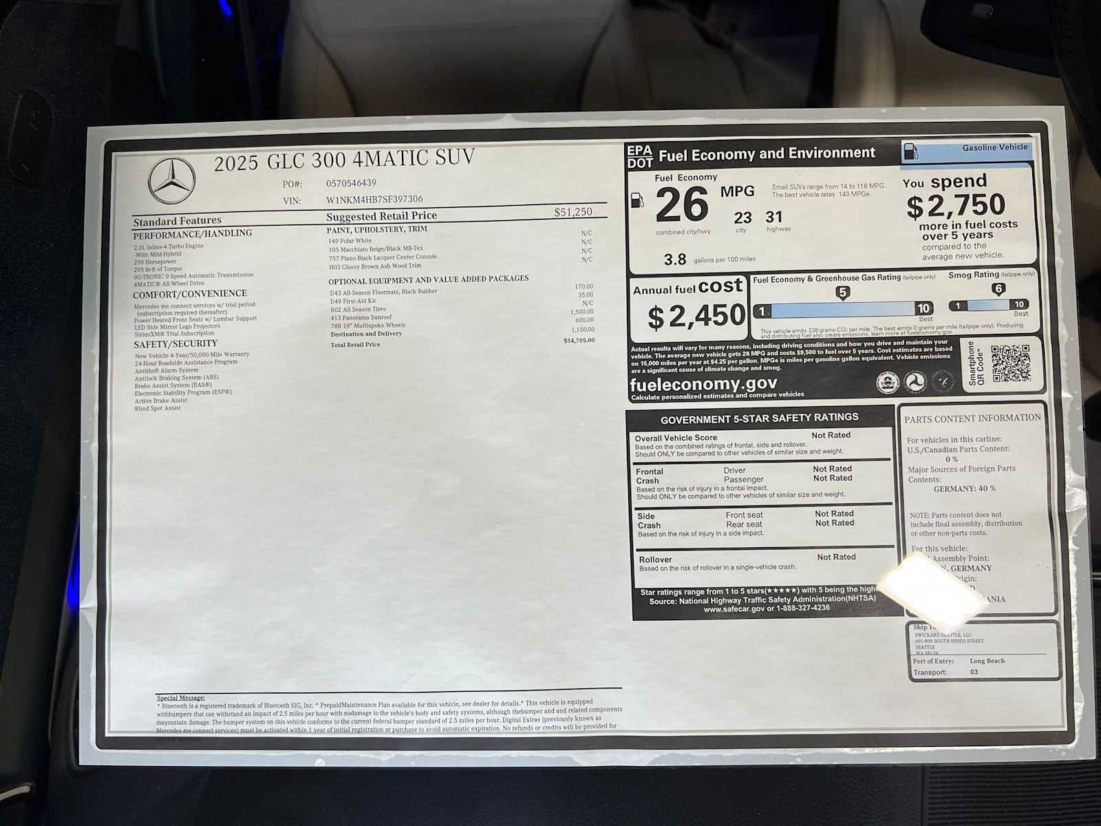 2025 Mercedes-Benz GLC 300 GLC 300