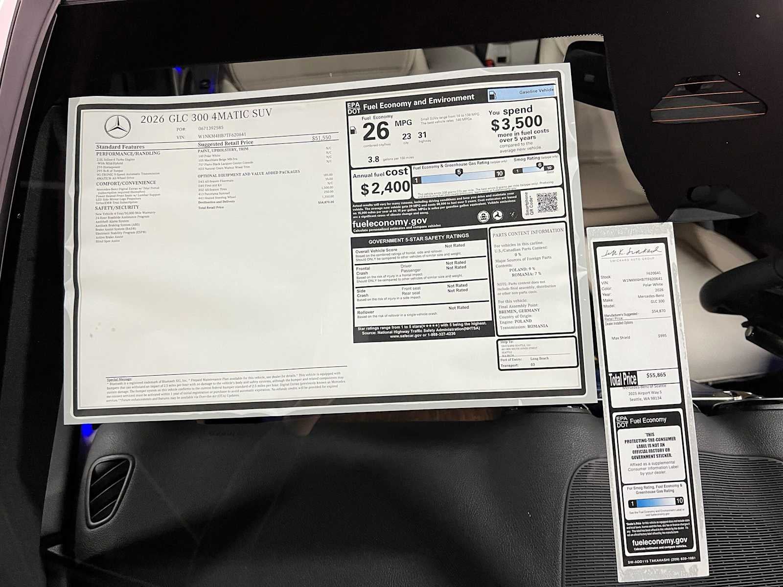 2026 Mercedes-Benz GLC 300 4MATIC® SUV