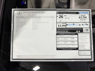 2025 Mercedes-Benz GLC 300 4MATIC® SUV