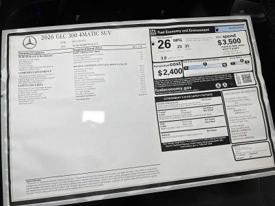 2026 Mercedes-Benz GLC 300 4MATIC® SUV