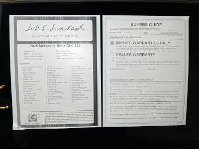 2025 Mercedes-Benz GLC 300 GLC 300