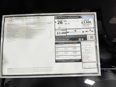 2026 Mercedes-Benz GLC 300 4MATIC® SUV