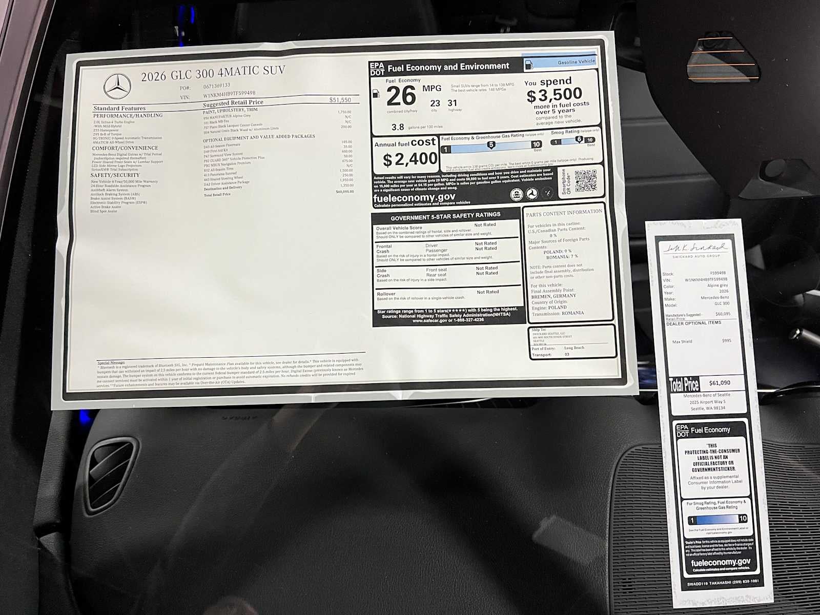 2026 Mercedes-Benz GLC 300 4MATIC® SUV