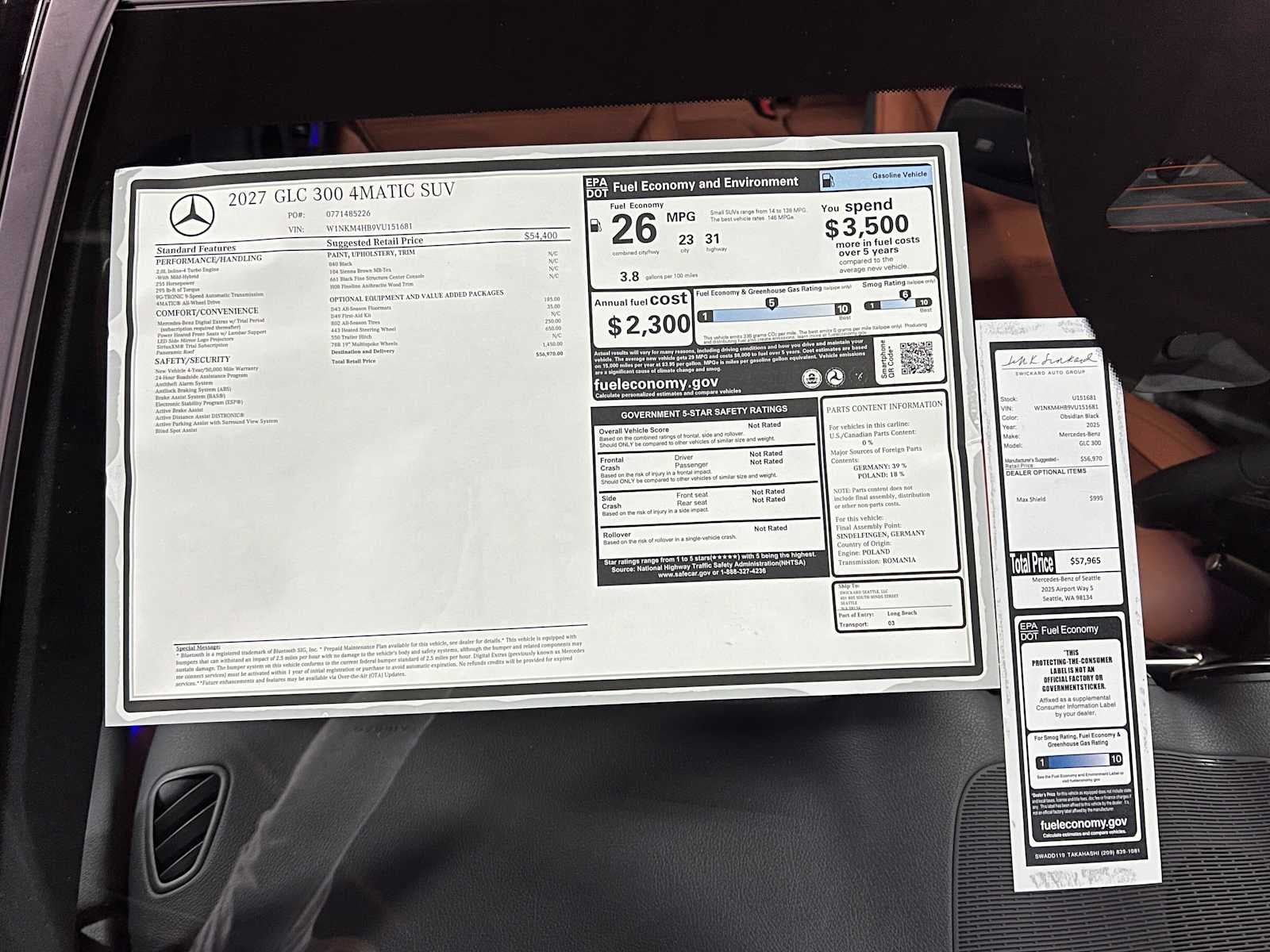 2027 Mercedes-Benz GLC 300 4MATIC® SUV