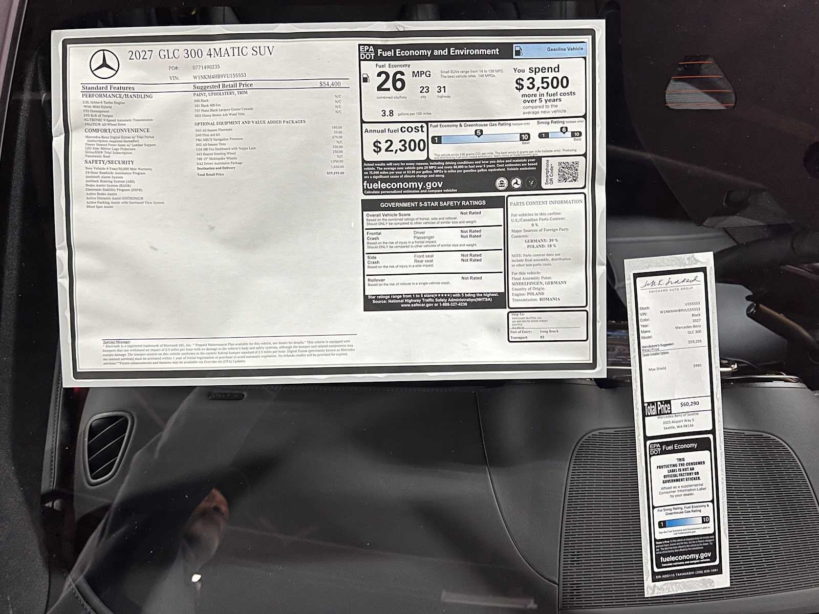 2027 Mercedes-Benz GLC 300 4MATIC® SUV