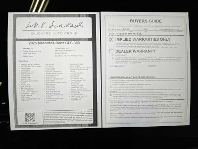 2025 Mercedes-Benz GLC 300 GLC 300