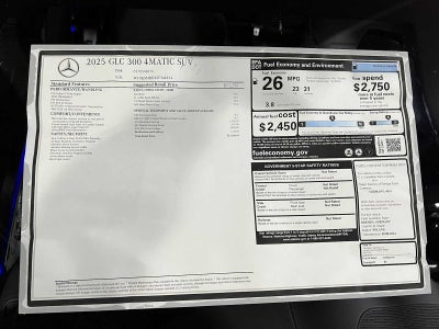 2025 Mercedes-Benz GLC 300 4MATIC® SUV