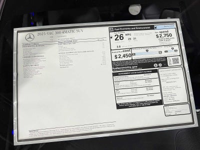 2025 Mercedes-Benz GLC 300 4MATIC® SUV