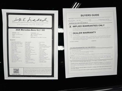 2026 Mercedes-Benz GLC 300 4MATIC® SUV