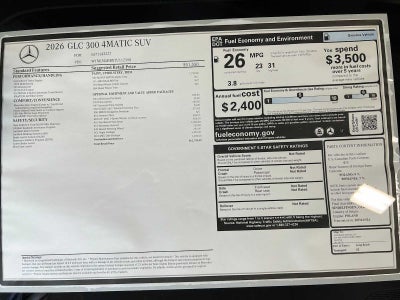 2026 Mercedes-Benz GLC GLC 300