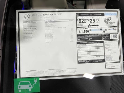 2026 Mercedes-Benz GLC 350e 4MATIC® SUV