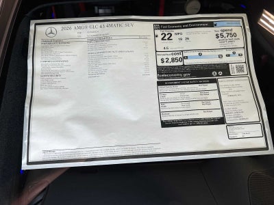 2026 Mercedes-Benz GLC AMG® GLC 43