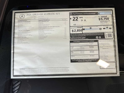 2026 Mercedes-Benz GLC AMG® GLC 43