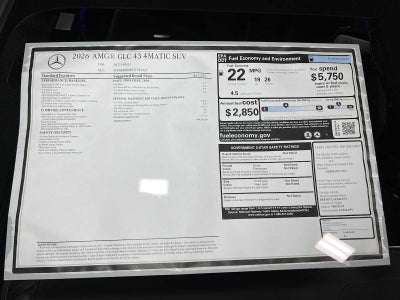 2026 Mercedes-Benz AMG® GLC 43 AMG® GLC 43