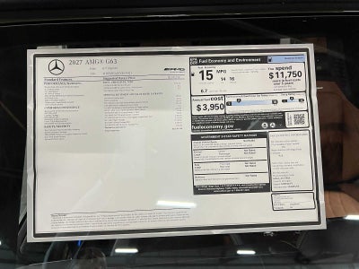 2027 Mercedes-Benz AMG® G 63 SUV