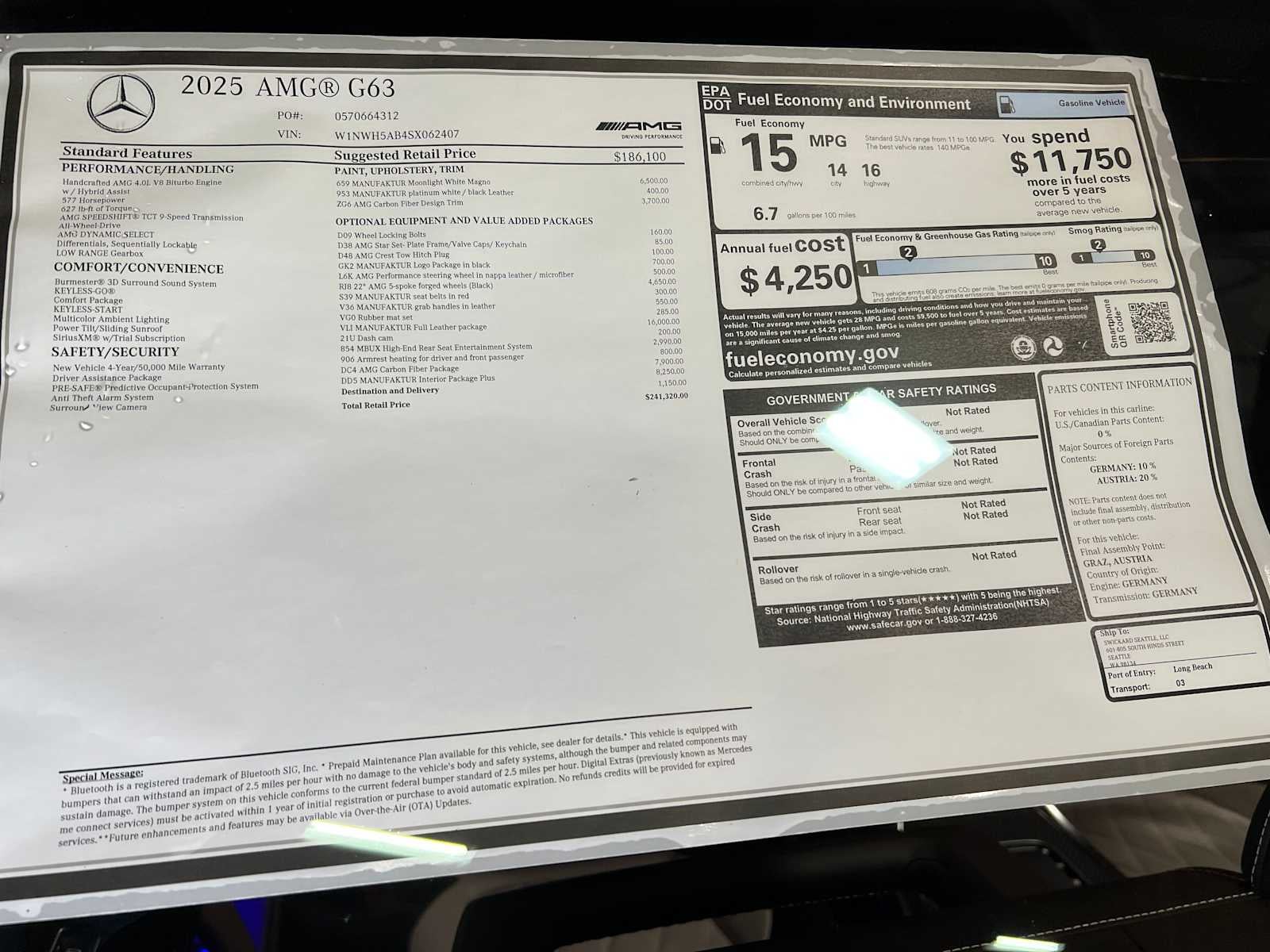 2025 Mercedes-Benz G-Class AMG® G 63