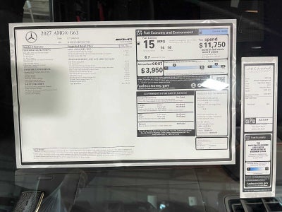 2027 Mercedes-Benz AMG® G 63 SUV