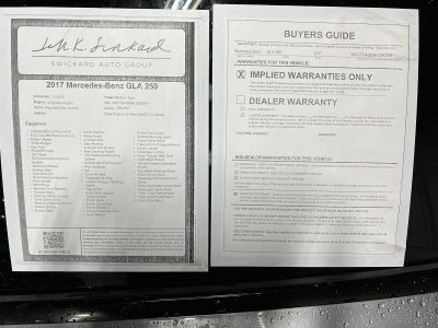 2017 Mercedes-Benz GLA 250 4MATIC® SUV
