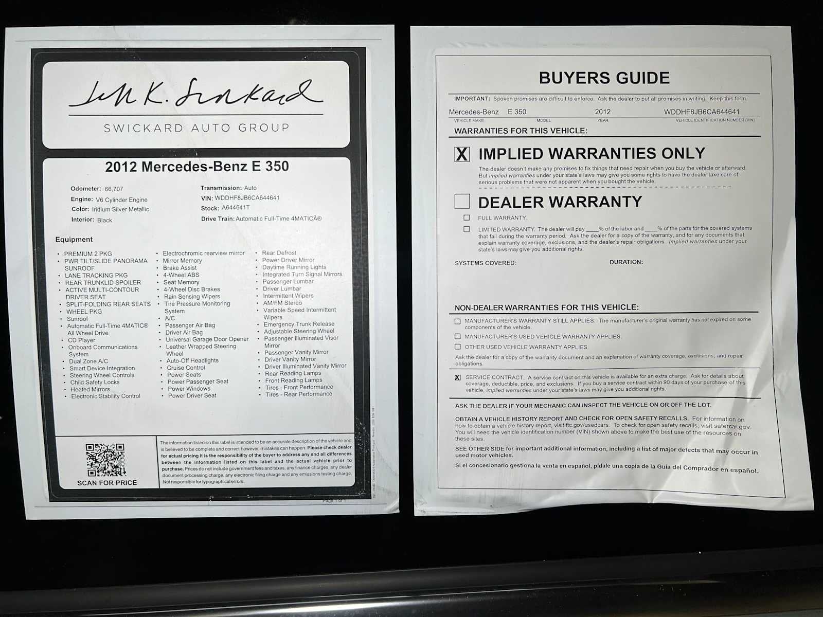 2012 Mercedes-Benz E 350 4dr Sdn 4MATIC®
