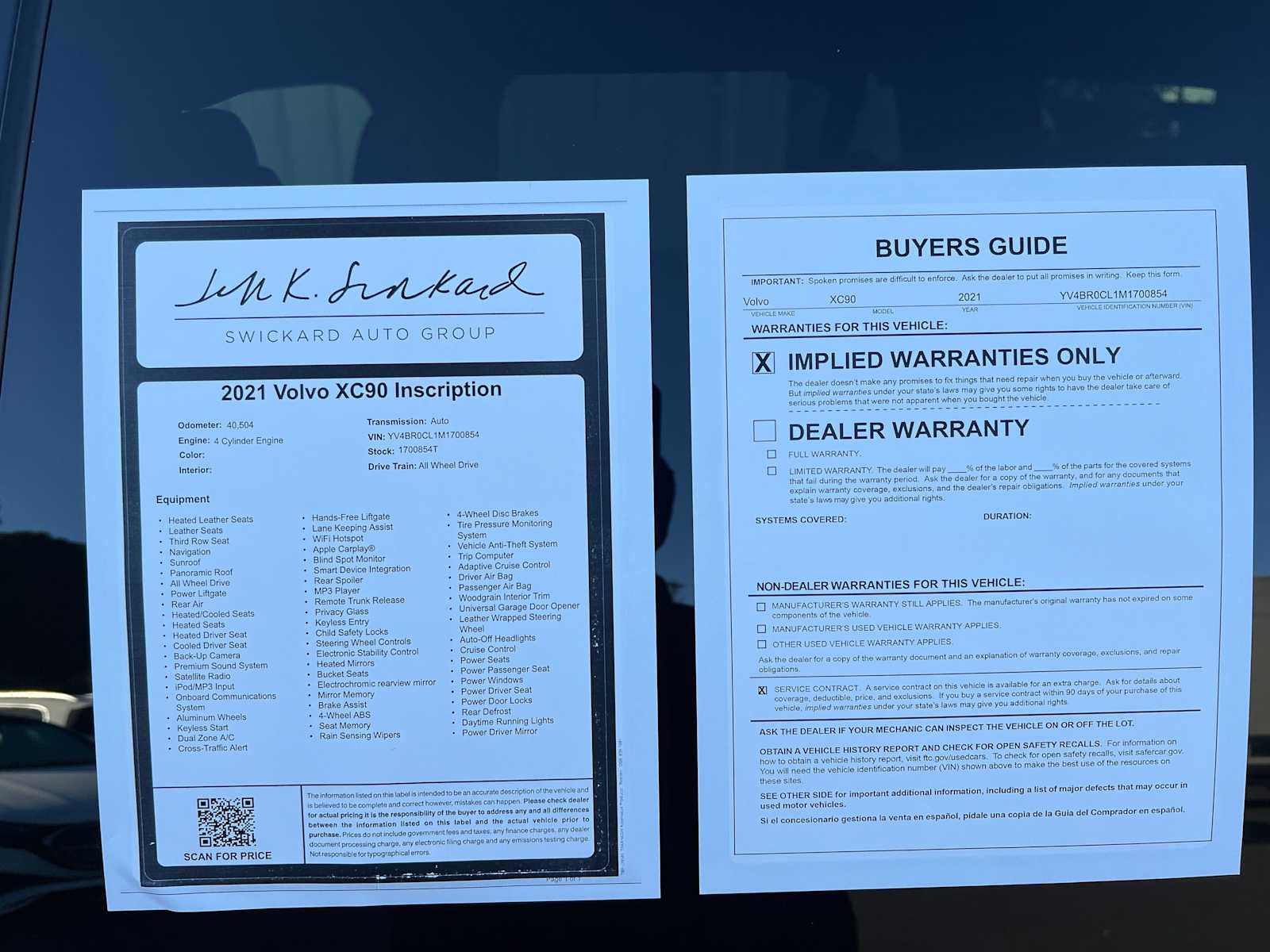 2021 Volvo XC90 Inscription