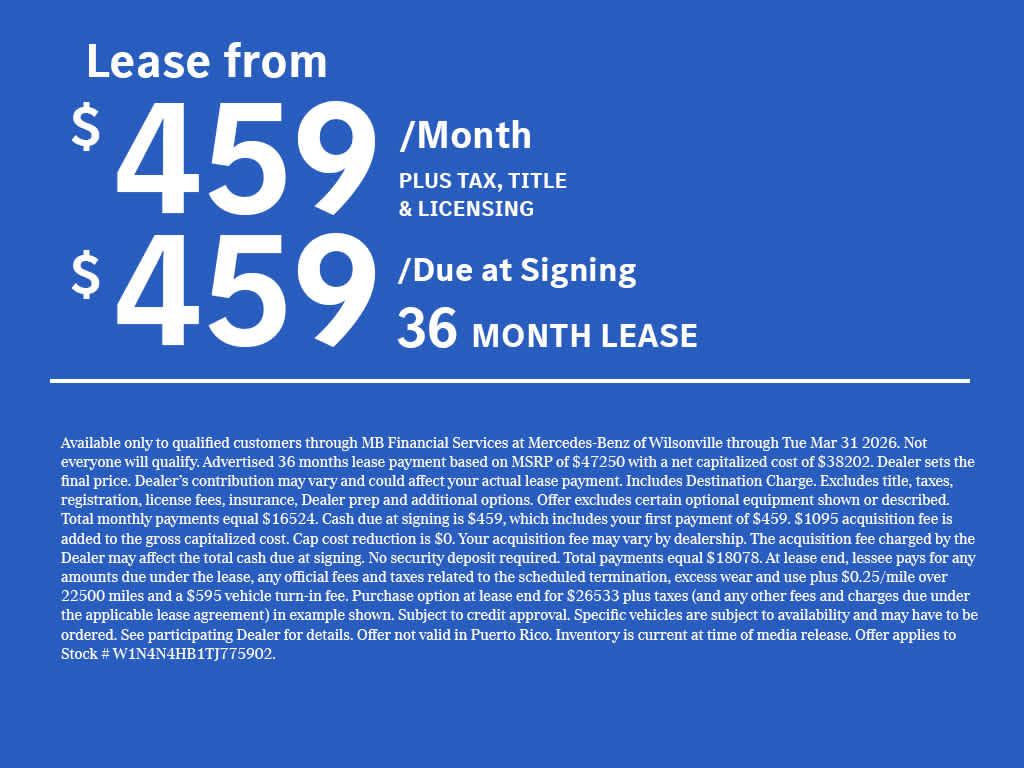2026 Mercedes-Benz GLA 250 4MATIC® SUV