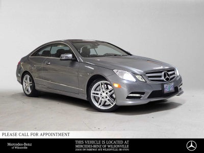2012 Mercedes-Benz E 550 2dr Cpe RWD