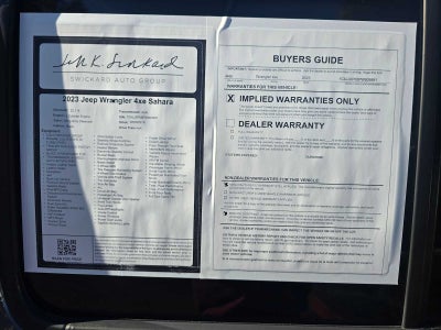 2023 Jeep Wrangler 4xe Sahara