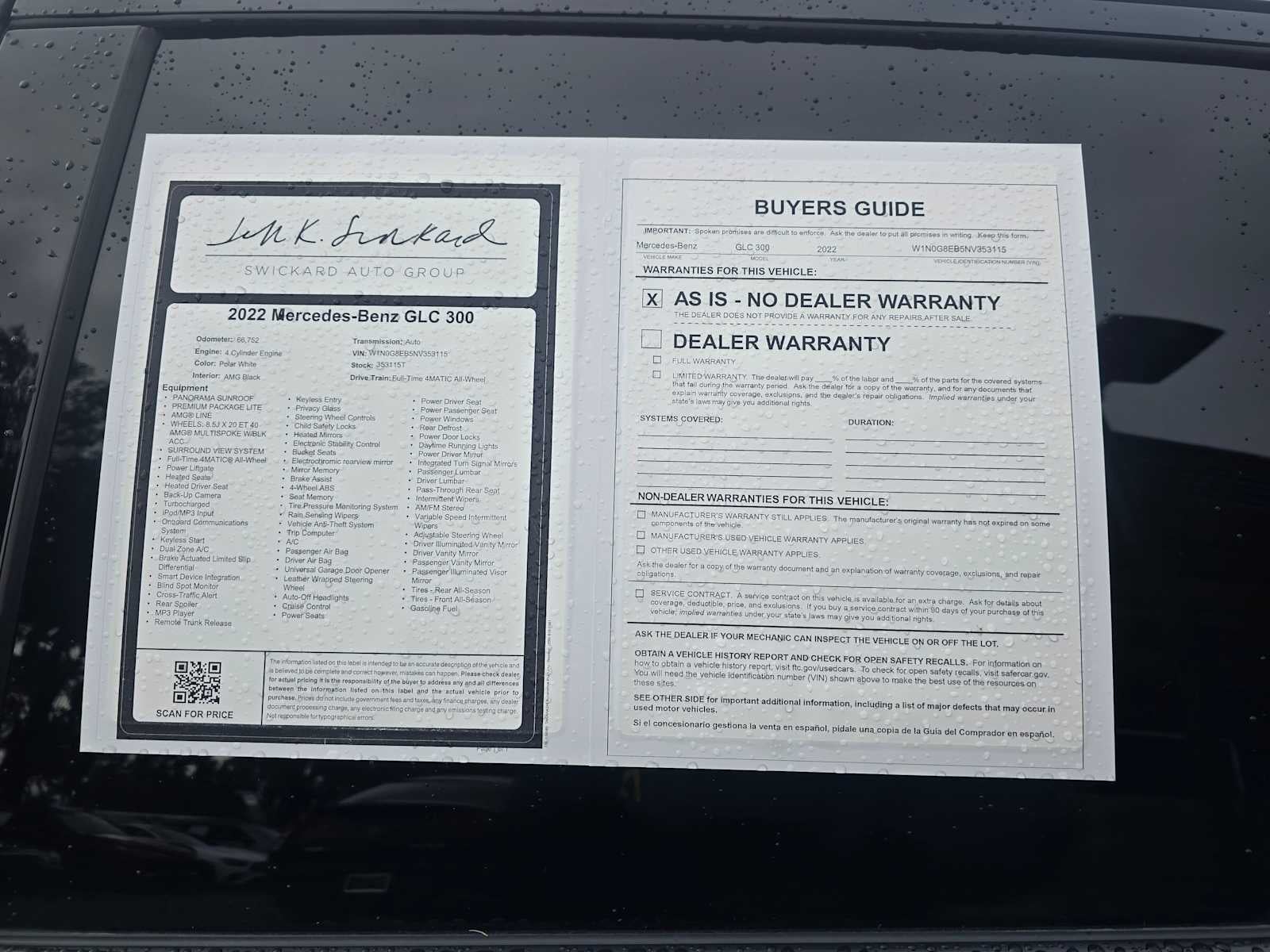 2022 Mercedes-Benz GLC GLC 300