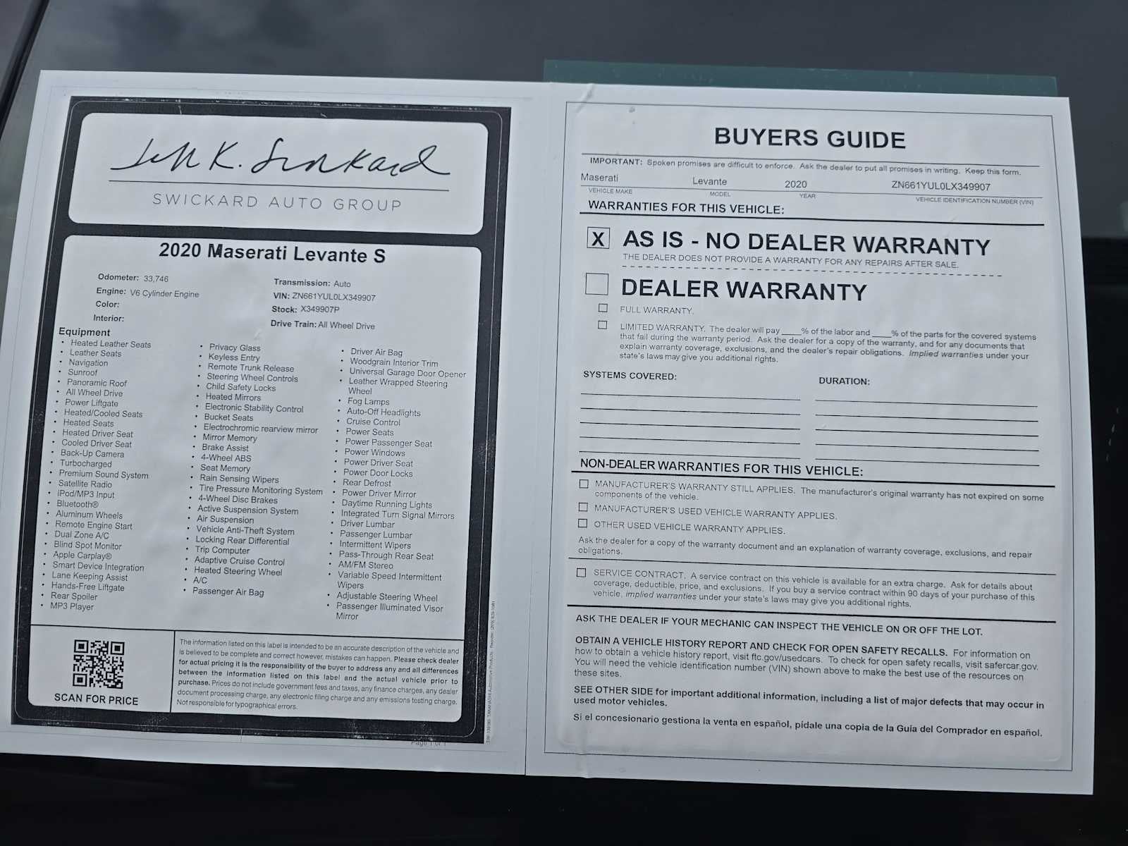 2020 Maserati Levante S GranLusso